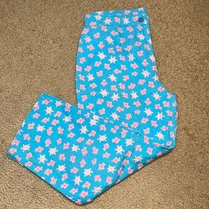 Lilly Pulitzer sea turtles/fish pants size 8